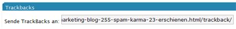 news trackback url for this
